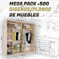 Mega Pack 500 Diseños Modernos de Muebles