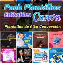 Pack Plantillas CANVA: Plantillas Editables de Alta Conversión